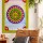 Multi Elephant Medallion Tapestry - Poster Size 30X45 Inch