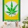 Marijuana Print Cotton Tapestry - Poster Size 30X40 Inch