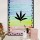 Hand Painted Marijuana Weed Cotton Tapestry - Poster Size 30X40 Inch
