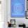 Blue Medallion Tapestry - Poster Size 30X45 Inch