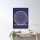 Blue & Gold Mandala Poster Size Tapestry