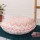 Rose Gold Boho Chic Mandala Round Floor Pillow Cover - 32 Inch