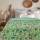 Light Green Boho Kantha Quilt Blanket Bedding Throw - Queen Size