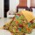 Mustard Yellow Multi Frida Kahlo Printed Bohemian Indian Kantha Quilt Blanket Bedspread - Twin Size