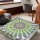 Yellow Green Multi Bohemian Large Mandala Square Floor Pillow Cover - 36X36 Inch