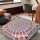 White Brown Large Boho Medallion Mandala Square Floor Pillow Cover - 36X36 Inch