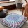 Multicolored White Orange Multi Boho Mandala Square Floor Pillow Cover - 36X36 Inch