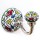 Multicolored Boho Hand Painted Flower Porcelain Ceramic Wall Hook