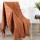Brown Arrow Dotted Print Boho Cotton Throw Blanket - 50X70 Inch