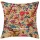 Large Beige Birds Floral Bohemian Decorative Square Kantha Throw Pillow Cover - 24X24 Inch
