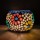 Floral Style Mosaic Glass Votive Tea Light Candle Holder