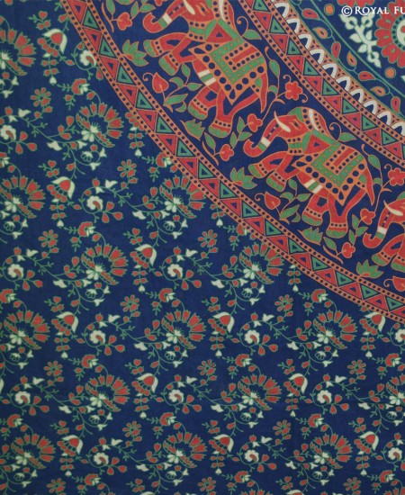 Green Indian Mandala Hippie Tapestry Wall Hanging - RoyalFurnish.com