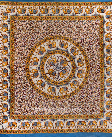 Multicolor Indian Elephant Mandala Hippie Tapestry Wall Hanging ...
