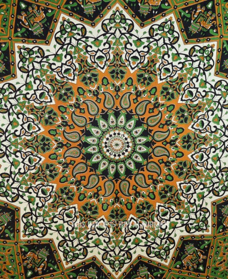 Black Twin Indian Star Print Hippie Dorm Decor Tapestry Wall Hanging ...