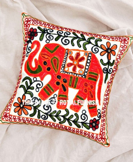 elephant accent pillow