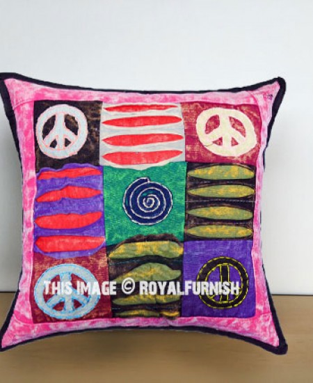 Peace Sign Throw Pillow