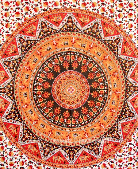 Orange tapestry hotsell